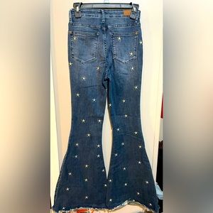 Judy blue star flare jeans size 1/25 worn only once
